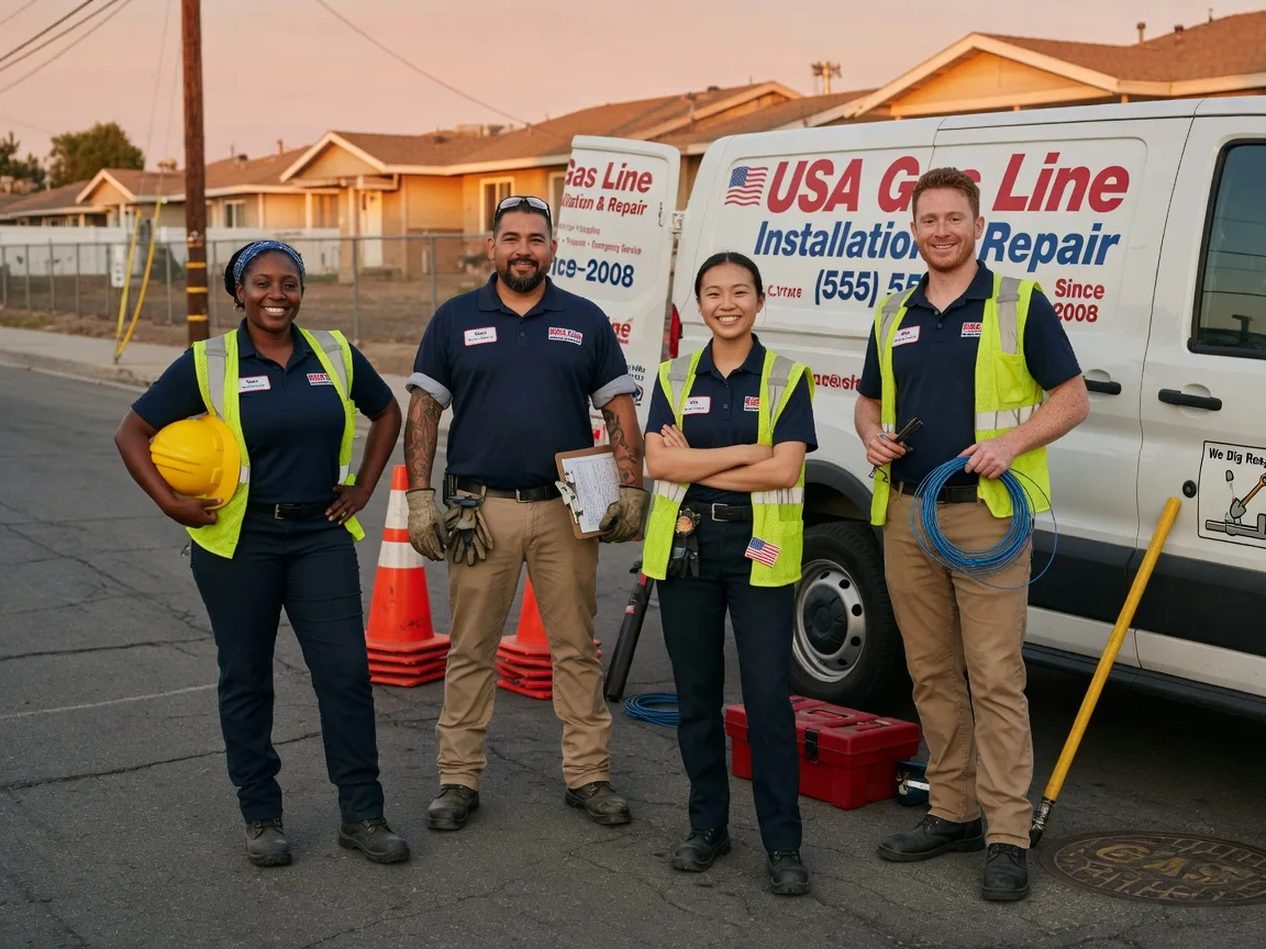 Gas Line Installation company in Center, ND